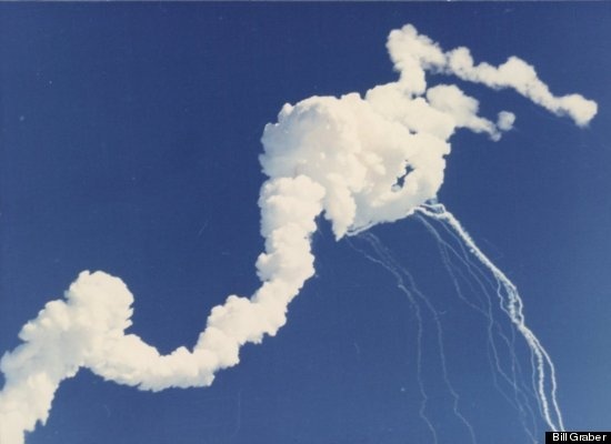 Photo:  Challenger Disaster